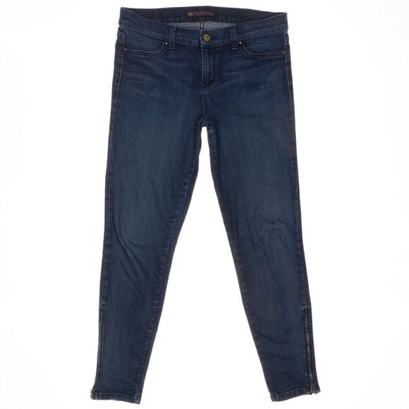 Divine Rights of Denim Skinny Jeans Size 31 Womens Blue Zip Ankles 33 x 29.5 - Picture 1 of 9